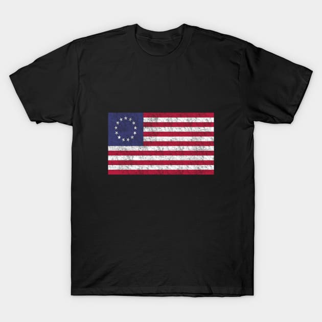 Betsy Ross flag T-Shirt by halazidan